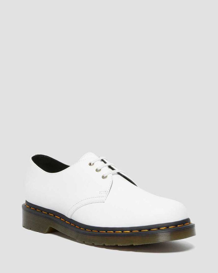 Dr Martens Oxfords Dame Hvite Vegan 1461 Kemble 2678FIPYD